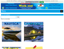 Tablet Screenshot of centroweekend.it